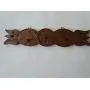 Brown wooden handcarved key hanger key rack, jewelry hanger, new home gift, key wall organizer ,wall key holder , rustic wood wall hook