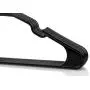 Neaties American Made Black Plastic Hangers with Notches, Plastic Clothes Hangers Ideal for Everyday Use, Clothing Standard Hangers, 60pk Neaties American Made Black Plastic Hangers with Notches, Plastic Clothes Hangers Ideal for Everyday Use, Clothing Standard Hangers, 60pk