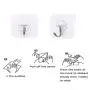 50 Packs Adhesive Wall Hooks 15lb(Max) Transparent Sticky Hooks Sticky Hangers,Waterproof and Oilproof for Bathroom Kitchen Heavy Duty Self Adhesive Hooks- Hushtong 50 Packs Adhesive Wall Hooks 15lb(Max) Transparent Sticky Hooks Sticky Hangers,Waterproof and Oilproof for Bathroom Kitchen Heavy Duty Self Adhesive Hooks- Hushtong