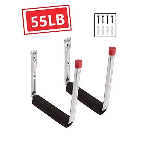 SEVGTY Heavy Duty Utility Hooks Wall Mount Garage Hanger Garden Storage with Jumbo Arm - 2 Pack SEVGTY Heavy Duty Utility Hooks Wall Mount Garage Hanger Garden Storage with Jumbo Arm - 2 Pack