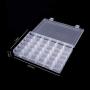 yaenoei Plastic Organizer Container Boxes 36 Compartments Jewelry Storage Boxes with Adjustable Dividers