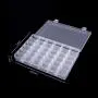 yaenoei Plastic Organizer Container Boxes 36 Compartments Jewelry Storage Boxes with Adjustable Dividers