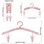 Od-sport Foldable Travel Hangers with Clips, Portable Folding Clothes Drying Rack