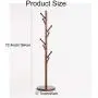 DZWLYX Solid Wooden Coat Rack Entryway Hall Bedroom Stand Tree Rack 72.4x17.7inch for Clothes Hat Handbag Jacket Scarf Hanger 8 (Color : Style 5)