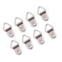 Swpeet 110 Pcs Triangle Ring Picture Hangers Shape Nail Non-Trace Hangers Single Hole with Screws for Home Decoration Creative Picture with Transparent Box