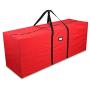 Primode Holiday Tree Storage Bag, Fits Up to 6 ft. Disassembled Tree, 20" Height X 15" Wide X 50" Long, Heavy Duty Xmas Storage Container, (Red) Primode Holiday Tree Storage Bag, Fits Up to 6 ft. Disassembled Tree, 20" Height X 15" Wide X 50" Long, Heavy Duty Xmas Storage Container, (Red)