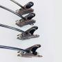 Echaprey 10PCS Iron Children Clothes Hangers Retro Kids Hangers with Clips for Pants Underwear