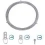 Picture Frame Hanging Wire Kit Stainless Steel Wire with 20 Pieces 2 Holes D-Ring Picture Hangers and 20 Pieces Single Hole D-Ring with Screws, Supports up to 75 Lbs (1.0 mm x 98 Feet) Picture Frame Hanging Wire Kit Stainless Steel Wire with 20 Pieces 2 Holes D-Ring Picture Hangers and 20 Pieces Single Hole D-Ring with Screws, Supports up to 75 Lbs (1.0 mm x 98 Feet)