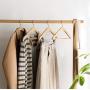 Nwn Solid Wood Hanger Hanging Clothes Shelf Home Adult Clothes Bracket (Size : 10)