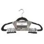 Raymond Waites Ultra-Thin Non-Slip Velvet Clothing Hangers with Clips, Flocked & Durable, Closet Space Saving, for Garments, Suits, Dresses, Pants, Shirts, Coats, 6 Pack (Black) Raymond Waites Ultra-Thin Non-Slip Velvet Clothing Hangers with Clips, Flocked & Durable, Closet Space Saving, for Garments, Suits, Dresses, Pants, Shirts, Coats, 6 Pack (Black)