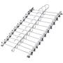 Tosnail 12 Pack Skirt Hangers Add-On Hangers Stackable Hangers Cascading Hangers Pants Hangers with Clips