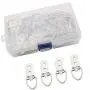 D Ring Picture Hangers 60 Pcs (2 Hole with Screws) for Picture Frames Hanging