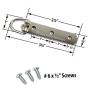 Heavy Duty Large Strap Hanger - 30 Pack - 3 Hole D-Ring Hanger Heavy Duty Large Strap Hanger - 30 Pack - 3 Hole D-Ring Hanger