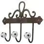 Indianshelf Handmade 2 Artistic Vintage Black Ceramic Star Wall Hooks Hangers/Key Hooks for Clothes Indianshelf Handmade 2 Artistic Vintage Black Ceramic Star Wall Hooks Hangers/Key Hooks for Clothes