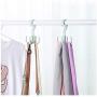 DNJKSA 1pcs Plastic Home Storage Organization Hooks Bedroom Hanger Clothes Hanging Rack Holder Hooks for Bags Towel(10 Pieces/Lot)(Random Color)