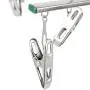 uxcell Swivel Hook 20 Pegs Underwear Socks Gloves Drying Rack Clothes Hanger uxcell Swivel Hook 20 Pegs Underwear Socks Gloves Drying Rack Clothes Hanger
