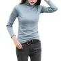 Toimothcn Womens Cotton Sweater Tops Blouse Long Sleeve Turtleneck Stretch Casual Bottoming Top Toimothcn Womens Cotton Sweater Tops Blouse Long Sleeve Turtleneck Stretch Casual Bottoming Top