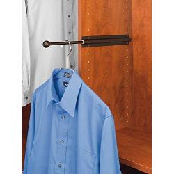 Standard Valet Rod, Oil Rubbed Bronze, 2 Pack 12 in. Closet Organizer