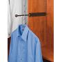 Standard Valet Rod, Oil Rubbed Bronze, 2 Pack 12 in. Closet Organizer