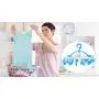 Laundry Hanger Drying Rack - Foldable Clip and Drip Hanger with 20 Pins, Clothes Drying Rack, Sock Hanger Plastic Travel Windproof Hook Diapers Baby Clothes Hanging Laundry Hanger Drying Rack - Foldable Clip and Drip Hanger with 20 Pins, Clothes Drying Rack, Sock Hanger Plastic Travel Windproof Hook Diapers Baby Clothes Hanging