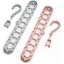 10pcs Random Color Multi-Port Support Circle Clothes Hanger Clothes Drying Racks Multifunction Plastic Scarf Clothes Hanger Hangers