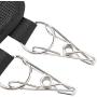 AUNMAS Cap Hooks Portable Folding Cap Clothes Rack Hanger Storage Caps Clip Storage Hanger Organizer Hat Holder for Household Travel