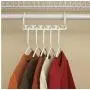 10pcs 5 Hole Magic Hanger Space Saving Hanger Plastic Cloth Hanger Hook Organizer Wardrobe Save Practical Hook Closet Organizer Tool 10pcs 5 Hole Magic Hanger Space Saving Hanger Plastic Cloth Hanger Hook Organizer Wardrobe Save Practical Hook Closet Organizer Tool