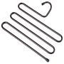 YYGIFT Practical Trouser Pants Hangers Rack Space Saver for Hanging Tie Trousers Pants Scarf Jeans Bronze