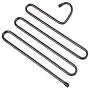 YYGIFT Practical Trouser Pants Hangers Rack Space Saver for Hanging Tie Trousers Pants Scarf Jeans Bronze