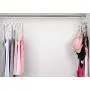 Magicool Cami Hanger Space Saving Hangers Closet Organizer for Tank Top, Cami, Bra, Pajamas, Strappy Dress,Bathing Suit