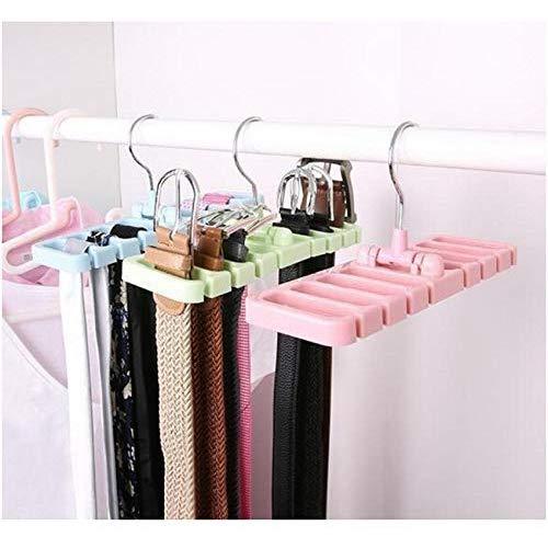 5PC Random Color Closet Storage Rack Tie Belt Scarf Organizer Space Saver Rotating Hanger Holder Plastic Cloth Hangers Hanger ForClothes 5PC Random Color Closet Storage Rack Tie Belt Scarf Organizer Space Saver Rotating Hanger Holder Plastic Cloth Hangers Hanger ForClothes