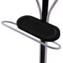 Mybesty Valet Suit Coat Stand Clothes Hanger Men Suit Rack Organizer Wood & Metal Home