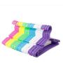 20pcs Random Color Non Slip Plastic Kids Plastic Coat Hangers Child Baby Clothes Stands Multi Color