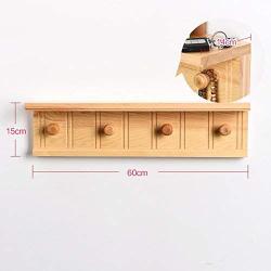 AIDELAI Coat Rack Solid Wood Coatrack Multifunctional Rack Shelf A Clothes Hanger
