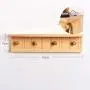 AIDELAI Coat Rack Solid Wood Coatrack Multifunctional Rack Shelf A Clothes Hanger