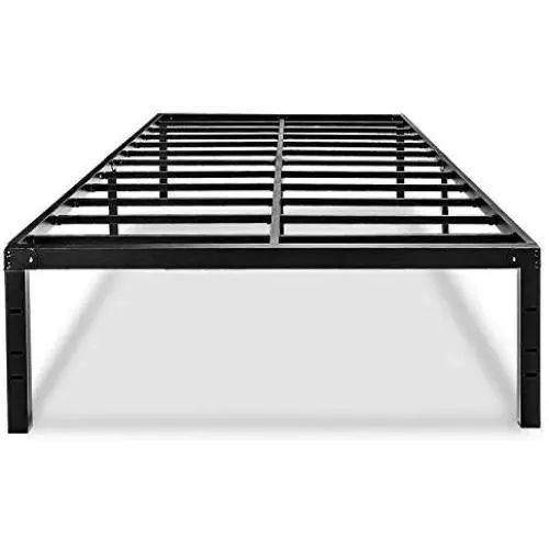 Queen Bed Frame 18 Inch High Bedframe Tall No Boxes Spring Needed With Storage Metal Platform Size Queen Bed Frame 18 Inch High Bedframe Tall No Boxes Spring Needed With Storage Metal Platform Size