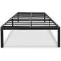 Queen Bed Frame 18 Inch High Bedframe Tall No Boxes Spring Needed With Storage Metal Platform Size Queen Bed Frame 18 Inch High Bedframe Tall No Boxes Spring Needed With Storage Metal Platform Size