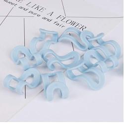 20pcs Random Color Creative Mini Clothes Hanger Plastic Home Easy Hook Closet Organizer Storage Rack Holder Hook Clothes Hanger