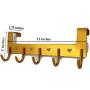 Freshline Over The Door Hook Clothes Towel Hanger - Bedroom Bathroom Accesory Holder & Storage Rack For Coat Cloth Robe. Heavy Duty Back Door Hooks & Hangers Hanging Organizer - Aluminium Metal