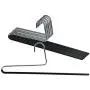Mawa by Reston Lloyd Reverse Hook Trouser Series Non-Slip Space-Saving Clothes Hanger with Single Rod for Pants, Style KH/35U, Set of 10, Black Mawa by Reston Lloyd Reverse Hook Trouser Series Non-Slip Space-Saving Clothes Hanger with Single Rod for Pants, Style KH/35U, Set of 10, Black