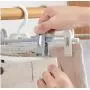 10pcs Random Color Multifunction Plastic Non-Slip Clothes Hanger Skirt Kid Clothes Stand Colorful Clothes Hanger for Baby Child