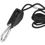 iPower GLROPEX2 2-Pair 1/8 Inch 8-Feet Long Heavy Duty Adjustable Rope Clip Hanger (150lbs Weight Capacity) Reinforced Metal, 2 Pack, Black (Renewed)