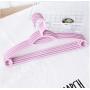 10pcs Random Color Plastic Hangers for Clothes Pegs Wire Antiskid Drying Clothes Rack Adult and Children Hanger Outdoor Drying Rack