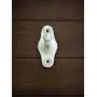 Simple Small Wall Hook/Cast Iron Hanger/Antique White or Pick Color/Distressed Rustic Style/For Bathroom Towels, Keys, Robes, Purses