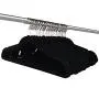 Michael Graves Design Premium Ultra-Thin Non-Slip Velvet Clothing Hangers, Flocked + Durable, Closet Space Saving, Chrome Hook, for Garments, Suits, Dresses, Pants, Shirts, Coats, (50 Pack) (Black) Michael Graves Design Premium Ultra-Thin Non-Slip Velvet Clothing Hangers, Flocked + Durable, Closet Space Saving, Chrome Hook, for Garments, Suits, Dresses, Pants, Shirts, Coats, (50 Pack) (Black)
