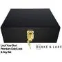 Wooden Stash Boxes with Lock - Large Storage Boxes with Lock and Key - Compartment Boxes with Extra Storage for Accessories - Black Wood Box Wooden Stash Boxes with Lock - Large Storage Boxes with Lock and Key - Compartment Boxes with Extra Storage for Accessories - Black Wood Box