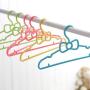 Dalkeyie 10pcs Set Childrens Bow Hanger Home Baby Clothes Hanger(Pink)