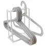 Samoii Multifunction Clothes Hanger Organizer Rack Sturdy Clothes Caddy Storage Holder Stacker for Closet & Room Tidier Laundry Rooms Drying Rack