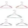 TQVAI 10 Pack Plastic Clothes Hangers Non Slip Heavy Duty Space Saving Notched Hangers - 5 Colors - Mint, Pink, Purple, Orange, Gray TQVAI 10 Pack Plastic Clothes Hangers Non Slip Heavy Duty Space Saving Notched Hangers - 5 Colors - Mint, Pink, Purple, Orange, Gray