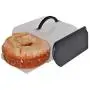Cookie and Cake Carrier Container with Handle and Lid 4 Trays Cupcake Storage Transport Holder Boxes 2 Devil Eggs Trays Included